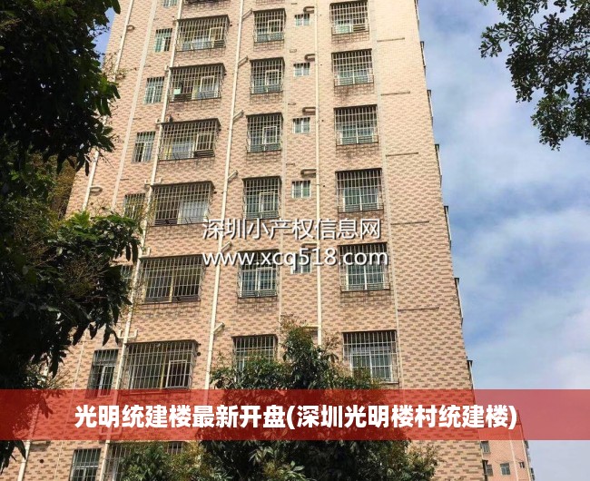 光明统建楼最新开盘(深圳光明楼村统建楼) 光明统建楼最新开盘(深圳光明楼村统建楼)