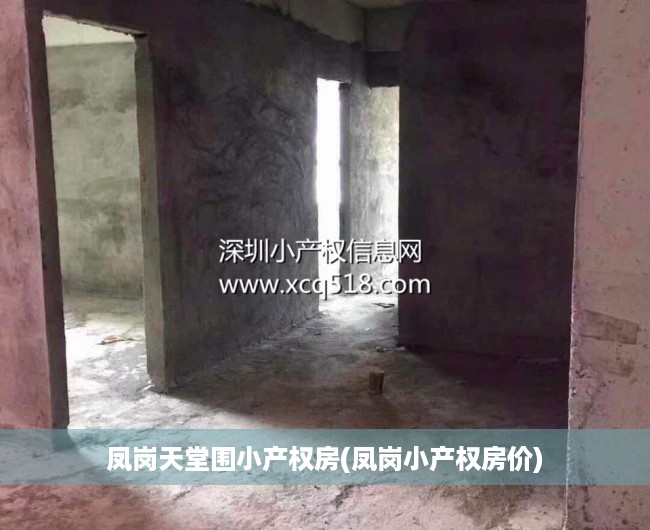 凤岗天堂围小产权房(凤岗小产权房价)