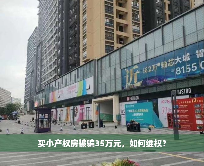 买小产权房被骗35万元，如何维权？