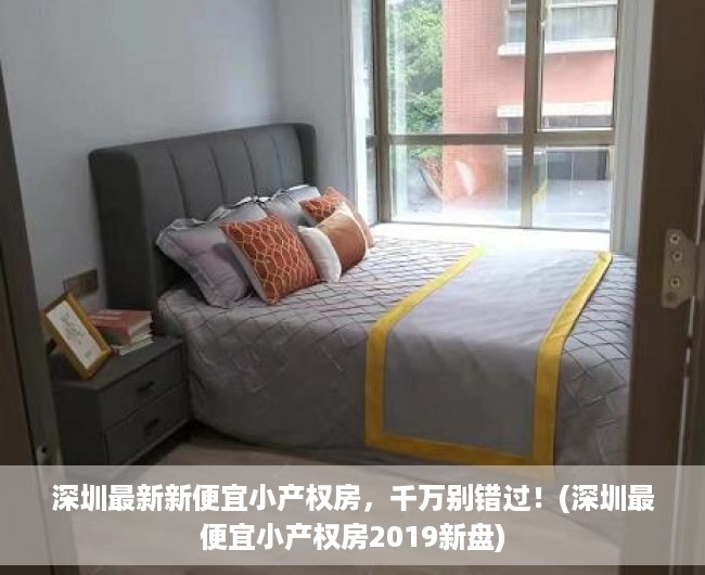 深圳最新新便宜小产权房，千万别错过！(深圳最便宜小产权房2019新盘)