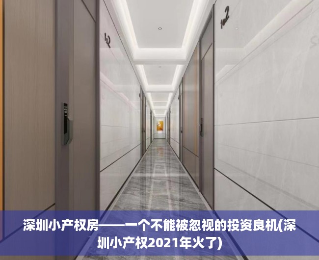 深圳小产权房——一个不能被忽视的投资良机(深圳小产权2021年火了)