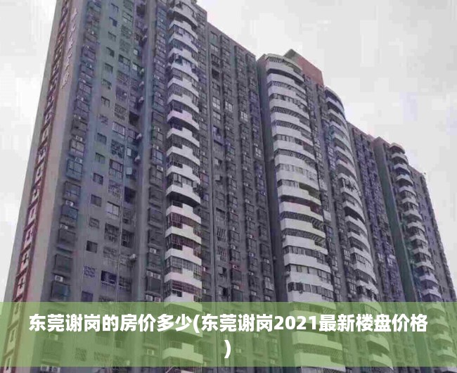 东莞谢岗的房价多少(东莞谢岗2021最新楼盘价格) 东莞谢岗的房价多少(东莞谢岗2021最新楼盘价格)