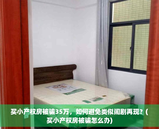 买小产权房被骗35万，如何避免类似闹剧再现？(买小产权房被骗怎么办)