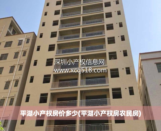 平湖小产权房价多少(平湖小产权房农民房) 平湖小产权房价多少(平湖小产权房农民房)