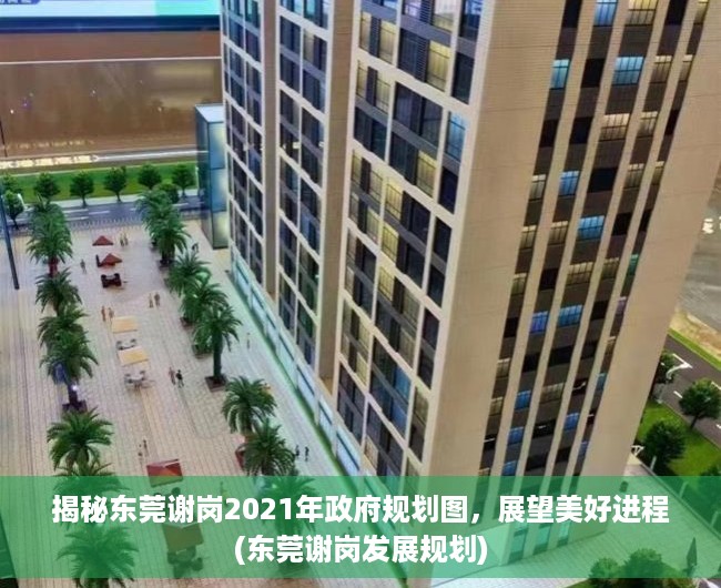 揭秘东莞谢岗2021年政府规划图，展望美好进程(东莞谢岗发展规划)