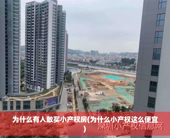 为什么有人敢买小产权房(为什么小产权这么便宜) 为什么有人敢买小产权房(为什么小产权这么便宜)