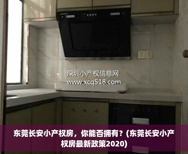 东莞长安小产权房，你能否拥有？(东莞长安小产权房最新政策2020)