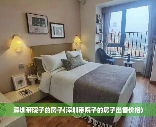 深圳带院子的房子(深圳带院子的房子出售价格)