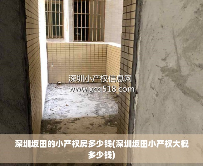 深圳坂田的小产权房多少钱(深圳坂田小产权大概多少钱) 深圳坂田的小产权房多少钱(深圳坂田小产权大概多少钱)
