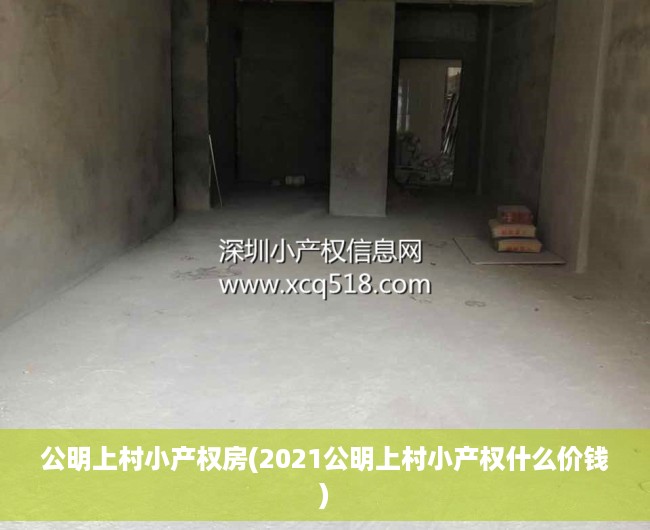 公明上村小产权房(2021公明上村小产权什么价钱) 公明上村小产权房(2021公明上村小产权什么价钱)