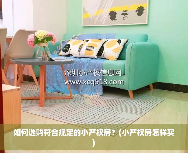 如何选购符合规定的小产权房？(小产权房怎样买)