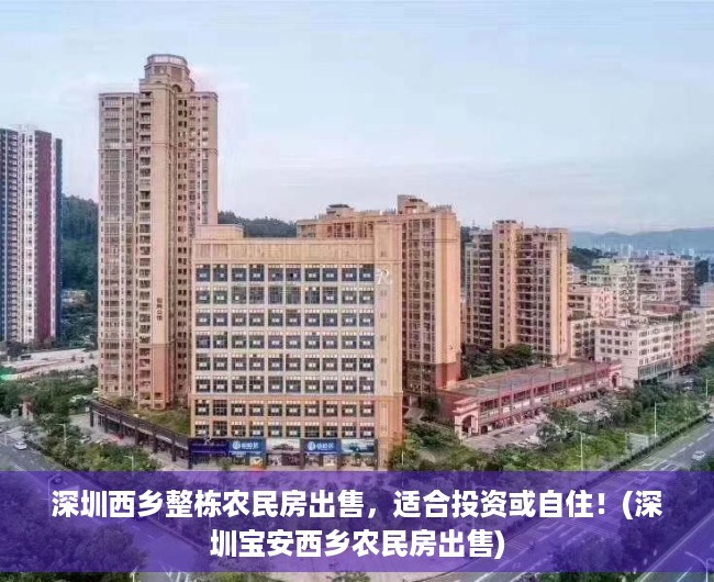 深圳西乡整栋农民房出售，适合投资或自住！(深圳宝安西乡农民房出售)