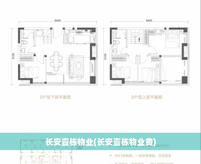 长安壹栋物业(长安壹栋物业费)