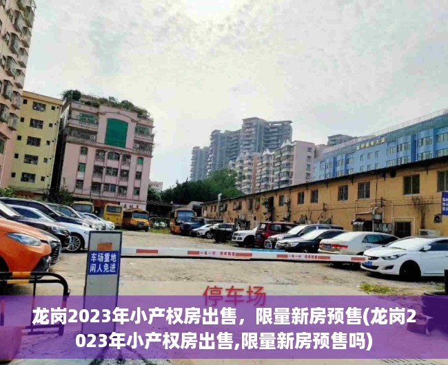 龙岗2023年小产权房出售，限量新房预售(龙岗2023年小产权房出售,限量新房预售吗)