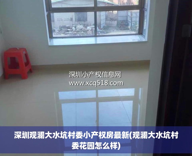 深圳观澜大水坑村委小产权房最新(观澜大水坑村委花园怎么样)