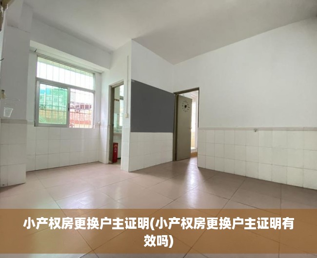 小产权房更换户主证明(小产权房更换户主证明有效吗) 小产权房更换户主证明(小产权房更换户主证明有效吗)