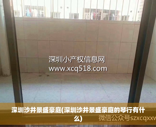 深圳沙井景盛豪庭(深圳沙井景盛豪庭的琴行有什么)