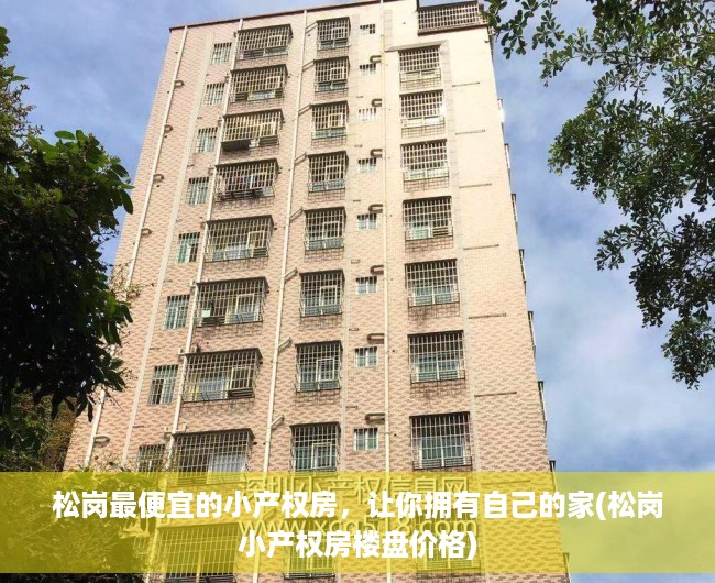 松岗最便宜的小产权房，让你拥有自己的家(松岗小产权房楼盘价格)