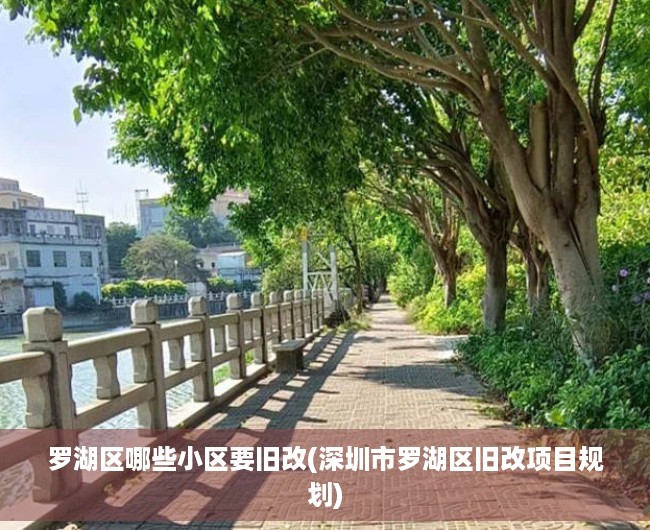 罗湖区哪些小区要旧改(深圳市罗湖区旧改项目规划) 罗湖区哪些小区要旧改(深圳市罗湖区旧改项目规划)