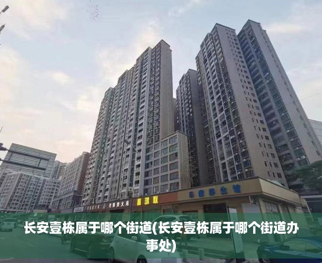 长安壹栋属于哪个街道(长安壹栋属于哪个街道办事处)