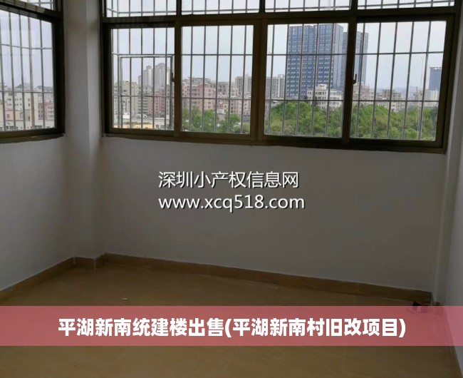 平湖新南统建楼出售(平湖新南村旧改项目) 平湖新南统建楼出售(平湖新南村旧改项目)