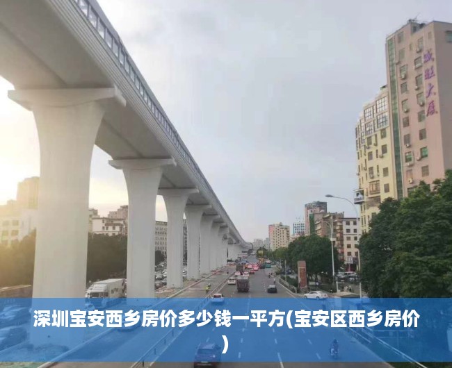 深圳宝安西乡房价多少钱一平方(宝安区西乡房价)