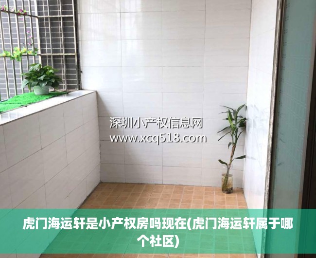 虎门海运轩是小产权房吗现在(虎门海运轩属于哪个社区) 虎门海运轩是小产权房吗现在(虎门海运轩属于哪个社区)