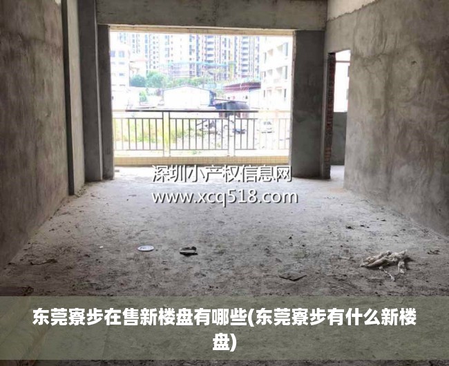 东莞寮步在售新楼盘有哪些(东莞寮步有什么新楼盘) 东莞寮步在售新楼盘有哪些(东莞寮步有什么新楼盘)