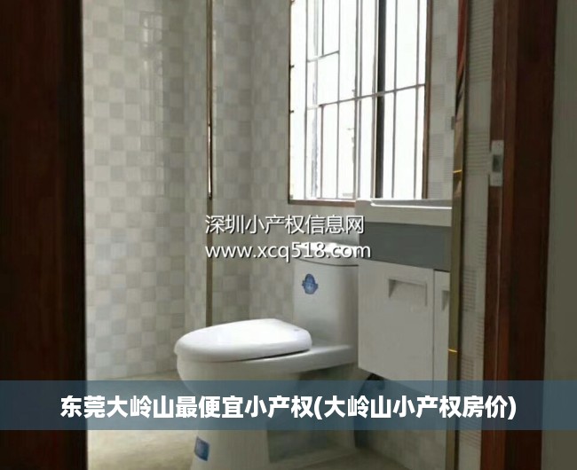 东莞大岭山最便宜小产权(大岭山小产权房价)