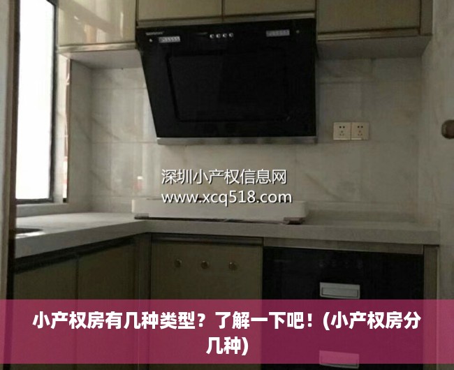 小产权房有几种类型？了解一下吧！(小产权房分几种)