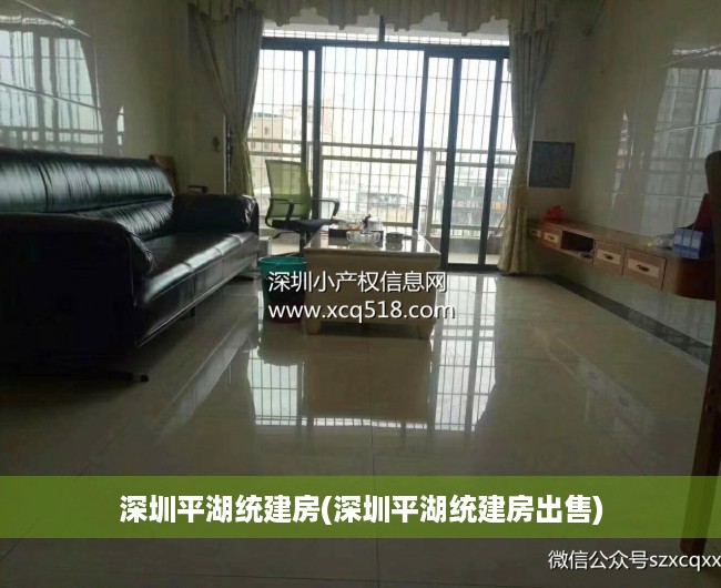 深圳平湖统建房(深圳平湖统建房出售)