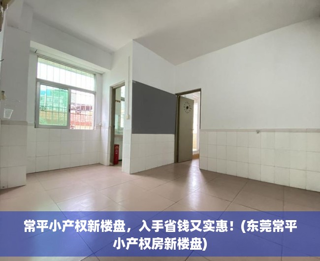 常平小产权新楼盘，入手省钱又实惠！(东莞常平小产权房新楼盘)