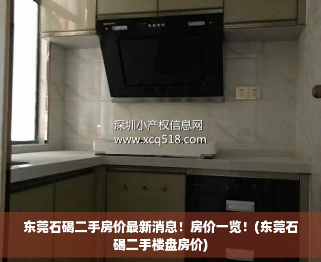 东莞石碣二手房价最新消息！房价一览！(东莞石碣二手楼盘房价)