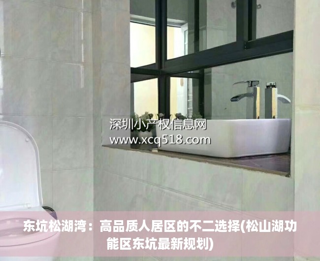 东坑松湖湾：高品质人居区的不二选择(松山湖功能区东坑最新规划)