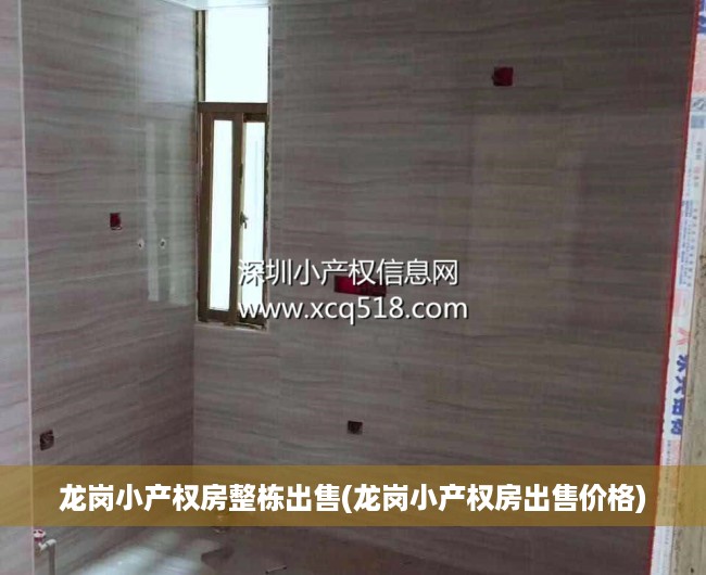 龙岗小产权房整栋出售(龙岗小产权房出售价格)