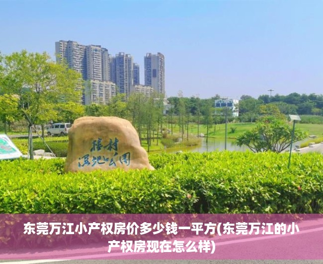 东莞万江小产权房价多少钱一平方(东莞万江的小产权房现在怎么样) 东莞万江小产权房价多少钱一平方(东莞万江的小产权房现在怎么样)