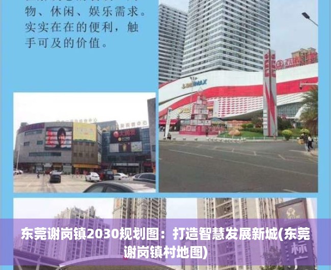 东莞谢岗镇2030规划图：打造智慧发展新城(东莞谢岗镇村地图)