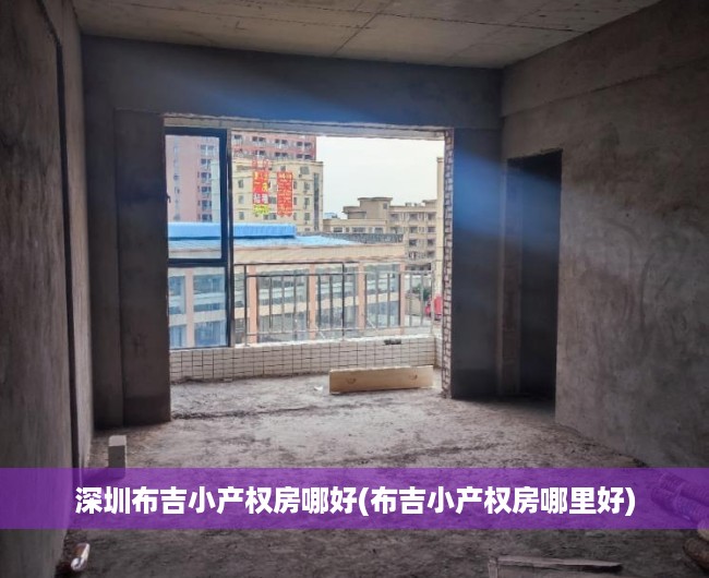 深圳布吉小产权房哪好(布吉小产权房哪里好)