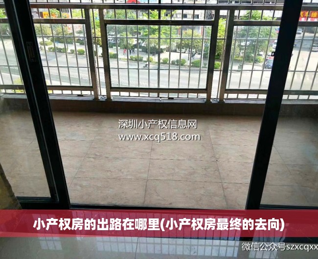 小产权房的出路在哪里(小产权房最终的去向)