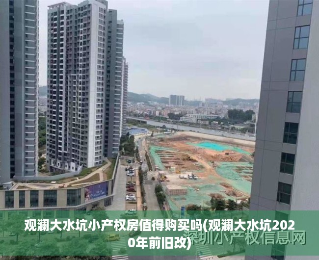 观澜大水坑小产权房值得购买吗(观澜大水坑2020年前旧改)