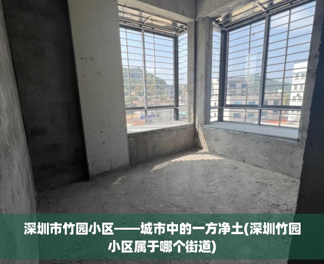 深圳市竹园小区——城市中的一方净土(深圳竹园小区属于哪个街道)