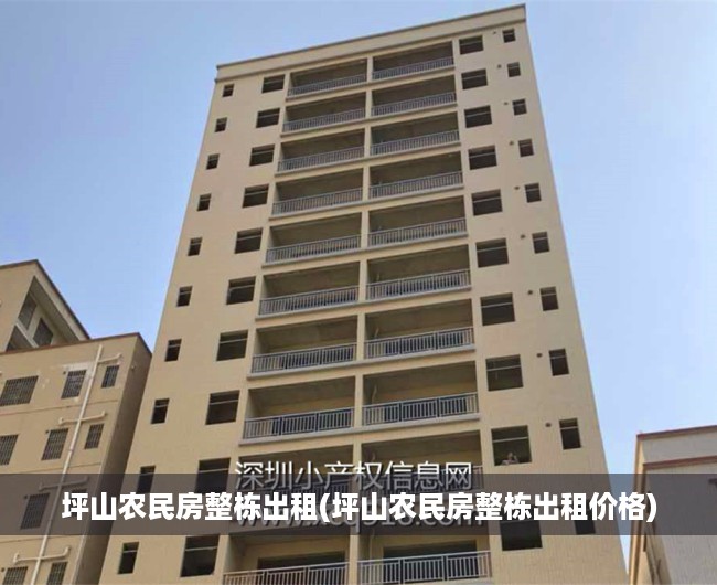 坪山农民房整栋出租(坪山农民房整栋出租价格) 坪山农民房整栋出租(坪山农民房整栋出租价格)