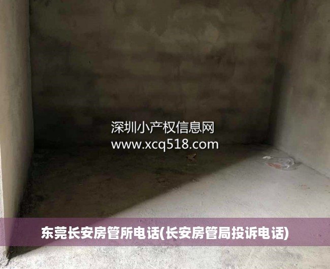 东莞长安房管所电话(长安房管局投诉电话)