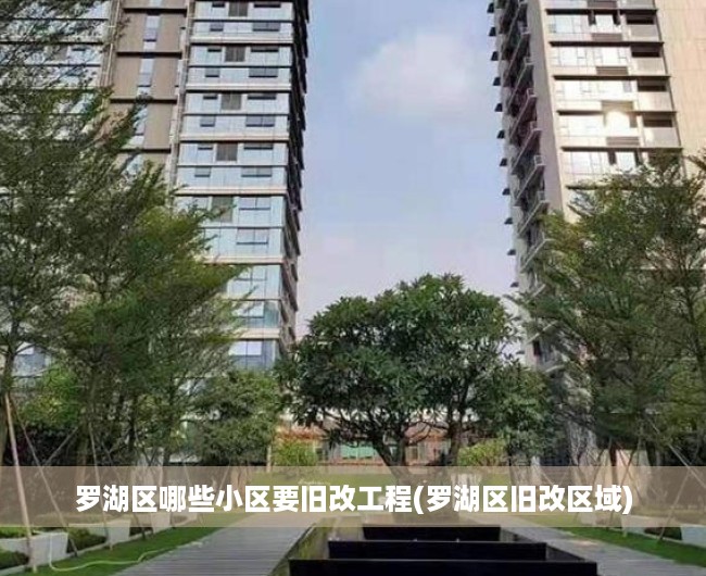 罗湖区哪些小区要旧改工程(罗湖区旧改区域)
