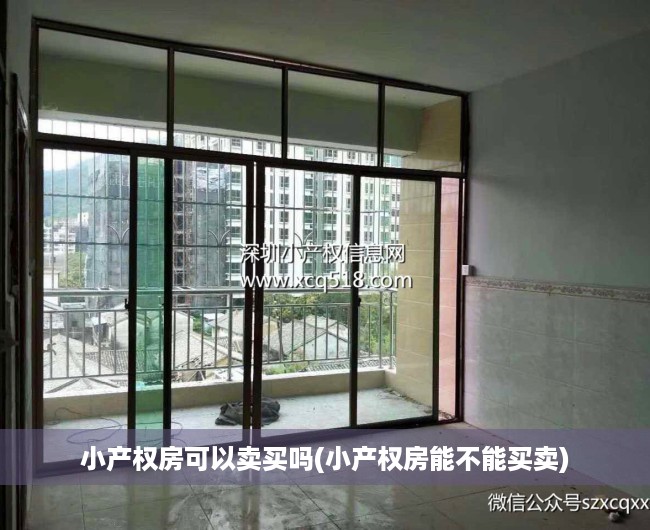 小产权房可以卖买吗(小产权房能不能买卖) 小产权房可以卖买吗(小产权房能不能买卖)