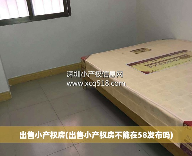 出售小产权房(出售小产权房不能在58发布吗) 出售小产权房(出售小产权房不能在58发布吗)
