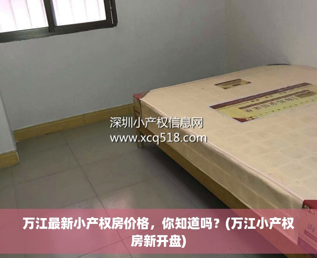 万江最新小产权房价格，你知道吗？(万江小产权房新开盘)