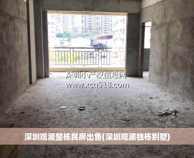深圳观澜整栋民房出售(深圳观澜独栋别墅) 深圳观澜整栋民房出售(深圳观澜独栋别墅)