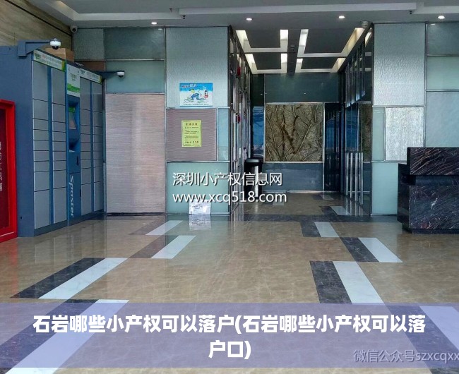 石岩哪些小产权可以落户(石岩哪些小产权可以落户口)