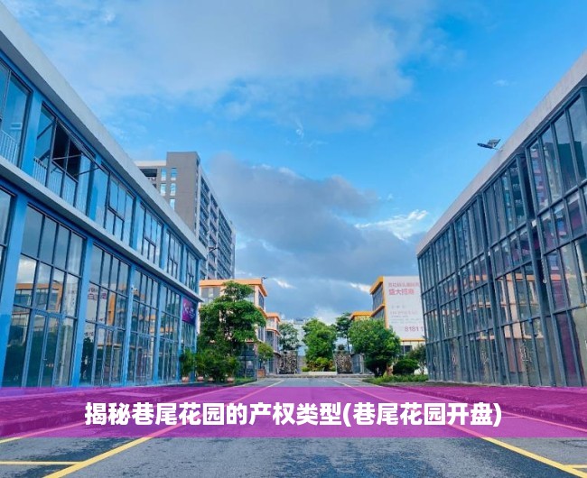 揭秘巷尾花园的产权类型(巷尾花园开盘)